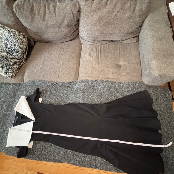 Anouki Designer Sz XS Amore Black And White Embellished Cotton Dress - Picture 16 of 16